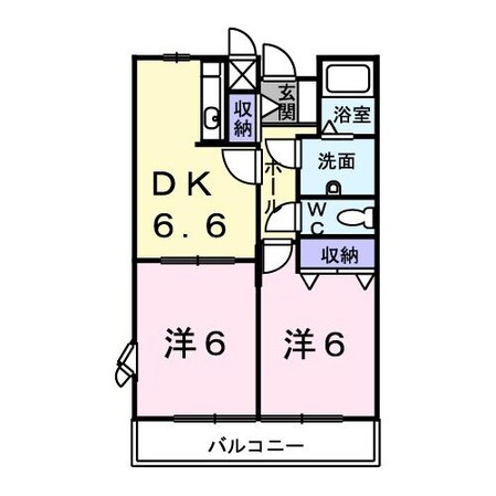 ソレアードバーリオの物件間取画像